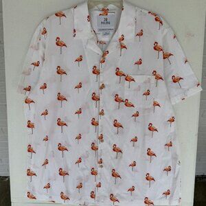 Flamingo Hawaiian Shirt Men's XXL/2XL